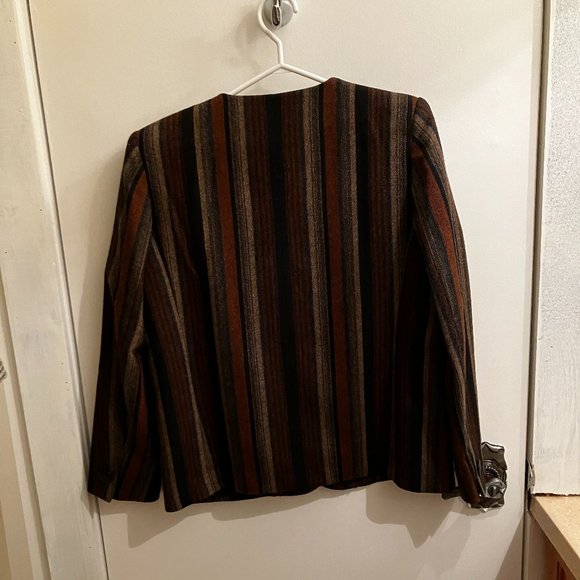 KASPER blazer size 14 colour warm earth tones - Picture 4 of 5